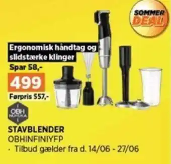 Power STAVBLENDER OBHINFINIYFP tilbud