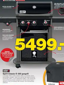 Bauhaus Spirit Classic E-330 gasgrill tilbud