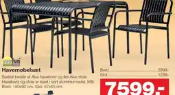 Bauhaus Havemøbelsæt tilbud