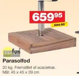Bauhaus Parasolfod tilbud