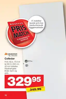 Bauhaus Celledør tilbud
