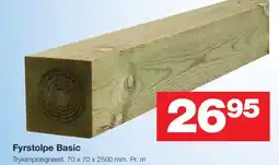 Bauhaus Fyrstolpe Basic tilbud