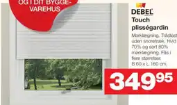 Bauhaus Touch plisségardin tilbud