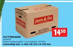 jem & fix FLYTTEKASSE tilbud