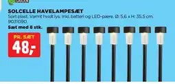 jem & fix SOLCELLE HAVELAMPESÆT tilbud