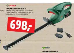 jem & fix HÆKKEKLIPPER 18 V tilbud