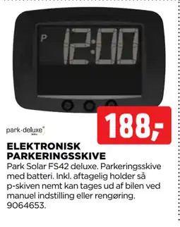jem & fix ELEKTRONISK PARKERINGSSKIVE tilbud