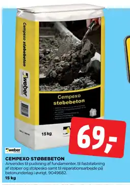 jem & fix CEMPEXO STØBEBETON tilbud