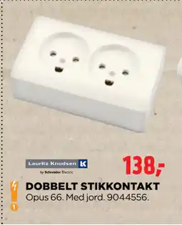 jem & fix DOBBELT STIKKONTAKT tilbud