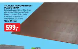 jem & fix TRAILER RENOVERINGSPLADE 12 MM tilbud
