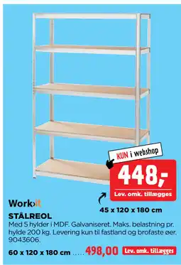 jem & fix STÅLREOL tilbud