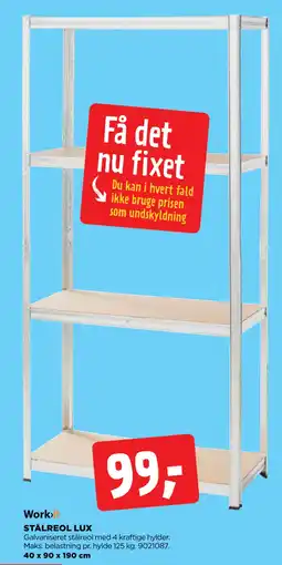 jem & fix STÅLREOL LUX tilbud