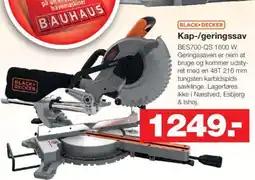 Bauhaus Kap-/geringssav tilbud