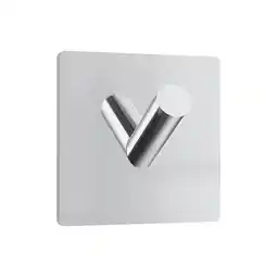 Bauhaus House krog Mini selvklæbende blank stål 2 stk tilbud