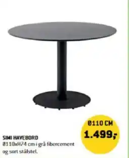 XL-BYG SIMI HAVEBORD tilbud