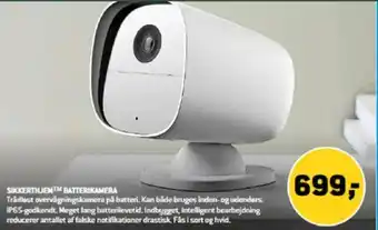 XL-BYG SIKKERTHJEM BATTERIKAMERA tilbud