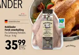 Citti Kokländer Fersk smørkylling tilbud