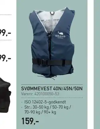 Thansen Svømmevest 40n/45n/50n tilbud