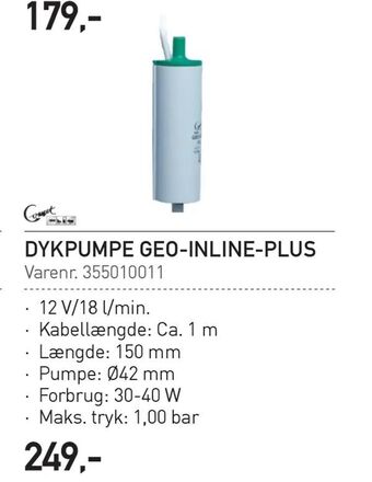 Thansen Dykpumpe geo-inline-plus tilbud