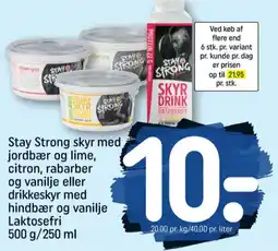 REMA 1000 Rabarber og Vanilje Skyr tilbud