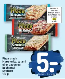 REMA 1000 Pizza Snack Bacon & Bechamel tilbud