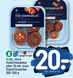 REMA 1000 Fiskefrikadeller tilbud