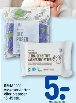REMA 1000 Vådservietter tilbud