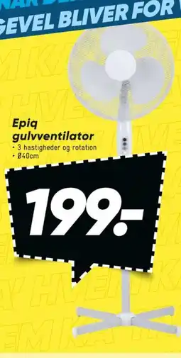 Bilka Gulvventilator tilbud