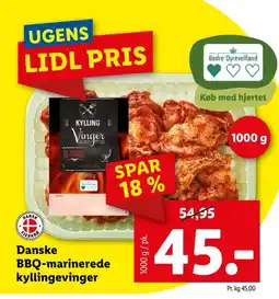 Lidl Kyllingevinger tilbud
