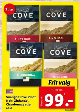 Lidl Californisk Hvidvin tilbud