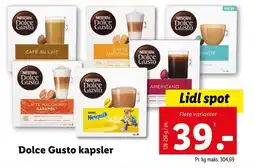 Lidl Kaffekapsler tilbud