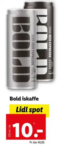 Lidl Iskaffe tilbud