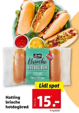 Lidl Brioche Hotdogbrød tilbud