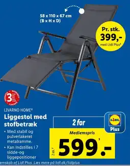 Lidl Liggestol tilbud