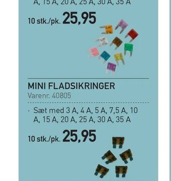 Thansen Mini fladsikringer tilbud
