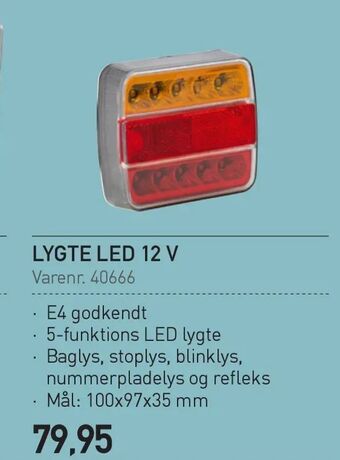 Thansen Lygte led 12 v tilbud