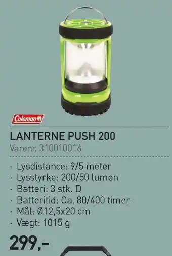 Thansen Lanterne push 200 tilbud