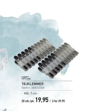 Thansen Tøjklemmer tilbud