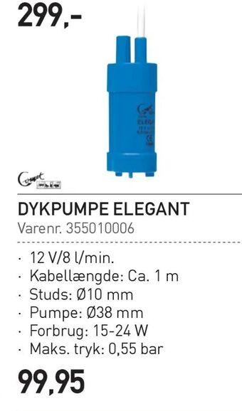 Dykpumpe elegant