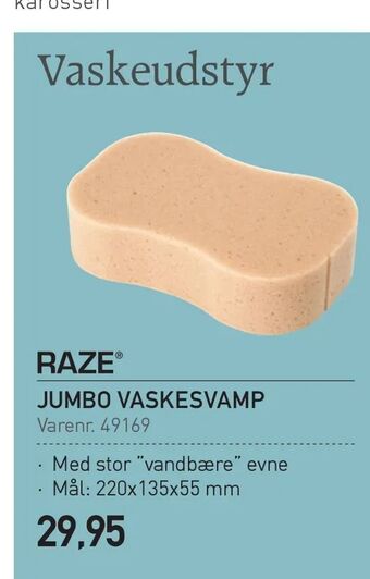 Thansen Jumbo vaskesvamp tilbud