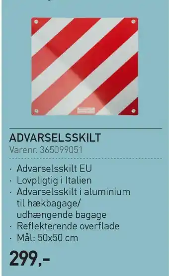 Advarselsskilt