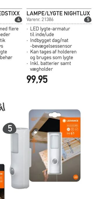 Thansen Lampe/lygte nightlux tilbud