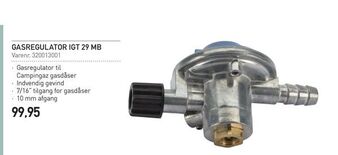 Gasregulator igt 29 mb
