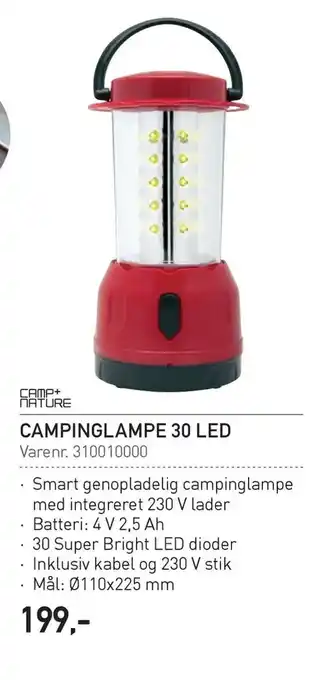 Campinglampe 30 led