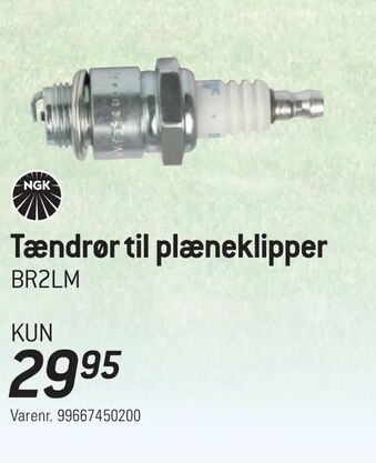 Tændrør til plæneklipper