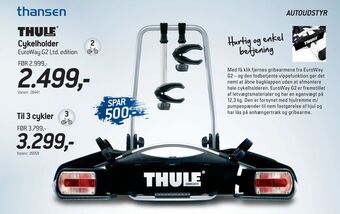 Thansen Cykelholder tilbud