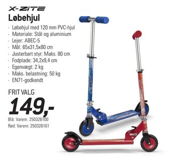Thansen Løbehjul tilbud