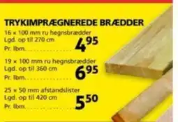 TRYKIMPRÆGNEREDE BRÆDDER