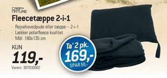 Thansen Fleecetæppe 2-i-1 tilbud