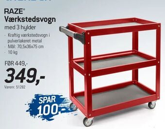 Thansen Værkstedsvogn tilbud